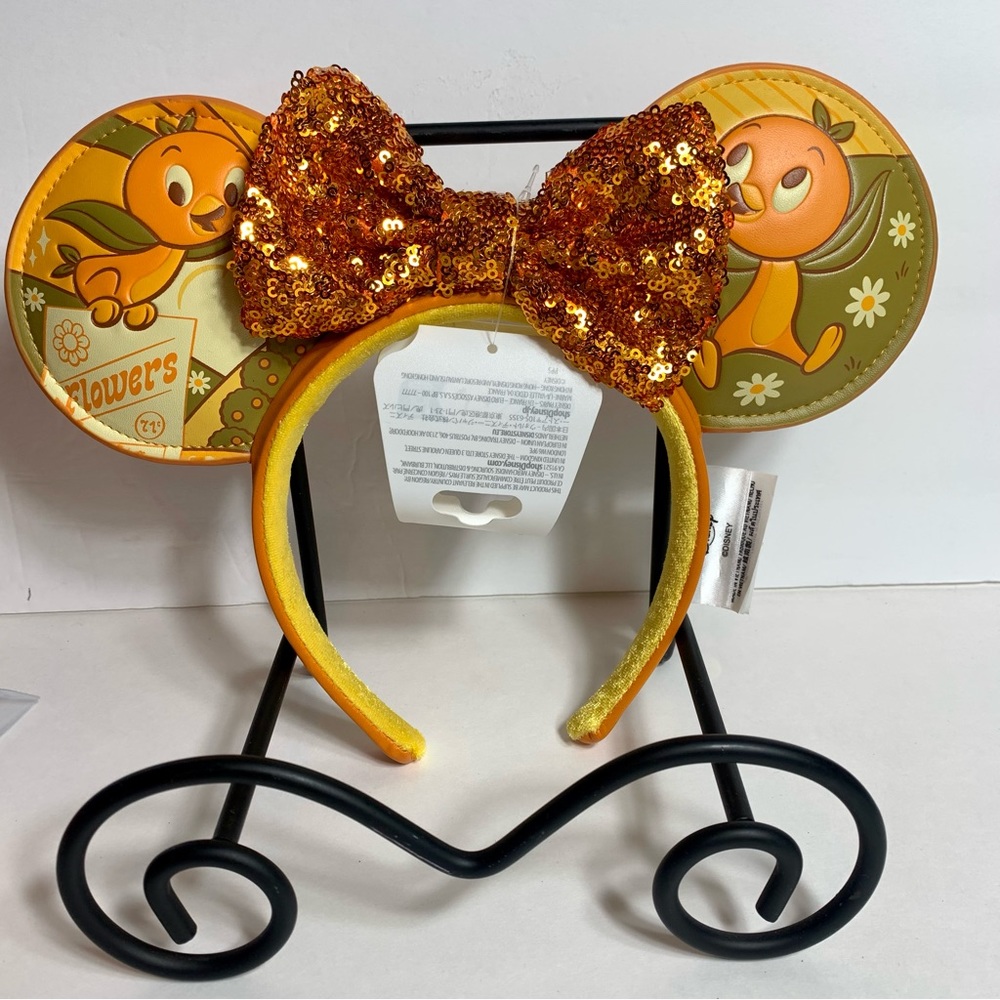 NWT. Disney Orange Bird Ear Headband for Adults –